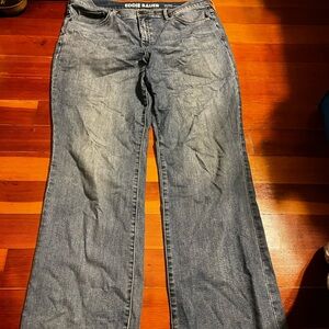 Eddie Bauer Women's Classic Blue Flare Jeans